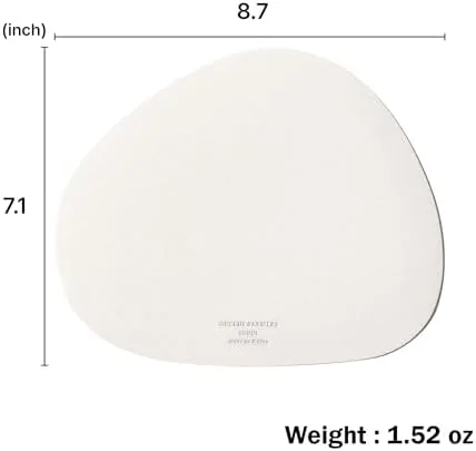 The Mouse pad, Non-Slip Washable Waterproof Computer Mouse pad (Vanilla Cream) compared in context