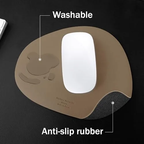 Another view of the Mouse pad, Non-Slip Washable Waterproof Computer Mouse pad (Cocoa Taupe)