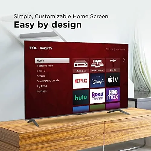 The TCL 50" Class 4-Series 4K UHD HDR Smart Roku TV compared in context