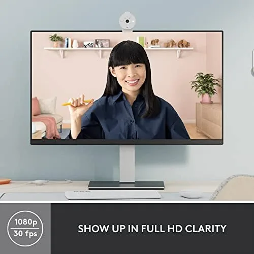Close look at the Logitech Brio 300 Full HD Webcam, 1080p, Auto Light Correction build quality