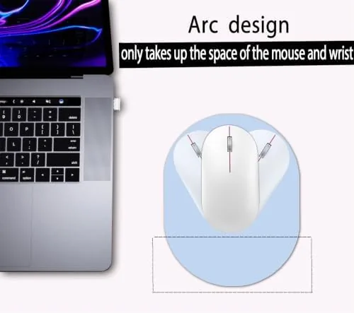 Close look at the Small Mouse Pad, Mini Mouse Pad, Portable Waterproof with Anti-Slip build quality