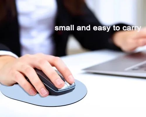 The Small Mouse Pad, Mini Mouse Pad, Portable Waterproof with Anti-Slip in real use