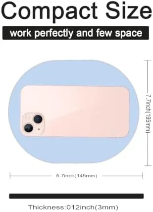 Another view of the Small Mouse Pad, Mini Mouse Pad, Portable Waterproof with Anti-Slip
