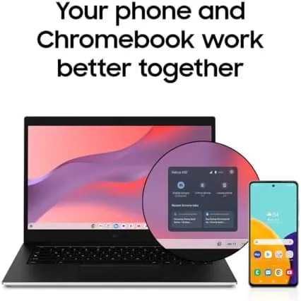 The Chromebook running a browser with multiple school tabs