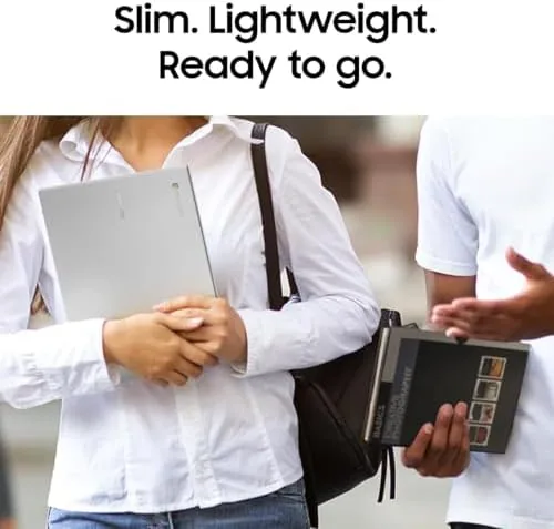 The Chromebook carried in a student backpack