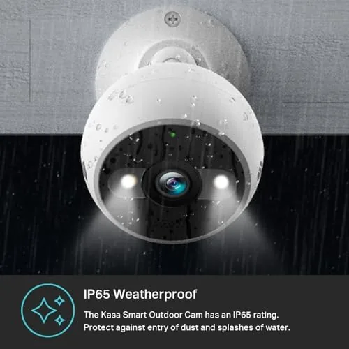 The Kasa 2K+ Outdoor Wired Security Camera, KC420WS | 24/7 Recording compared in context