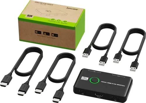The 4K KVM Switch HDMI 2 Port Box, USB HDMI KVM compared in context