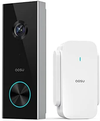 aosu 2K Wireless Doorbell Camera with aosuBase, Battery Powered, 2.4G WiFi | AI Human Review: Tested and Rated