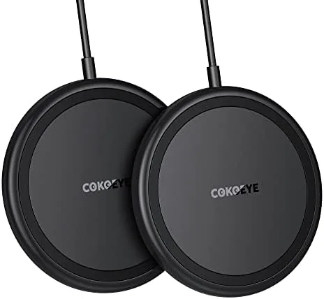 COKOEYE Wireless Charger, 15W Max Fast Wireless Charging Pad 2-Pack Compatible with iPhone 17/17 Review: Tested and Rated