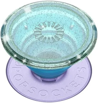 ​​​​PopSockets Phone Grip with Expanding Kickstand, Adhesive Grip - Translucent Glitter Mint Review: Tested and Rated