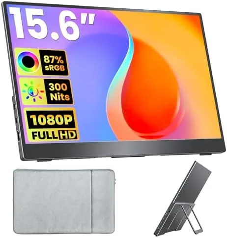 Overview of the Upperizon Portable Monitor 15.6 inch FHD 87% sRGB 60Hz IPS