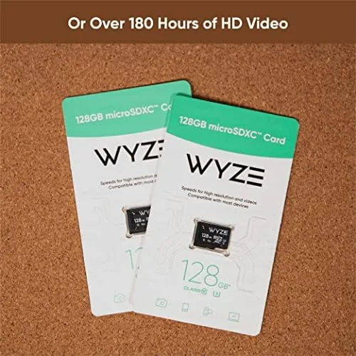 The Wyze microSD card in a card reader connected to a laptop