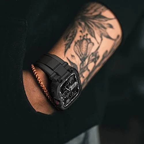 The amBand M1 case removed from the watch showing the open sensor cutout