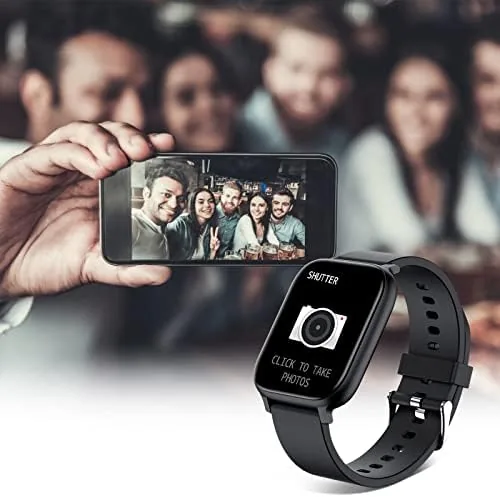 Another view of the Smart Watch for Men Women Compatible with iPhone Samsung Android