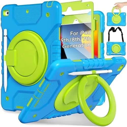 Andnary Case for iPad 9th/8th/7th Generation 10.2 inch, Shockproof Cover with Screen Protector/360° Rotating Review: Tested and Rated