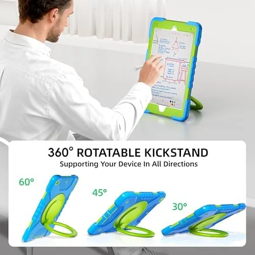 The Andnary Case for iPad 9th/8th/7th Generation 10.2 inch, Shockproof Cover in real use
