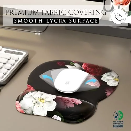 Close look at the MROCO Ergonomic Mouse Pad with Gel Wrist Rest, 9.4 x build quality