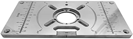 The Router Table Insert Plate Table Aluminium Insert Plate Router Trimmer in real use