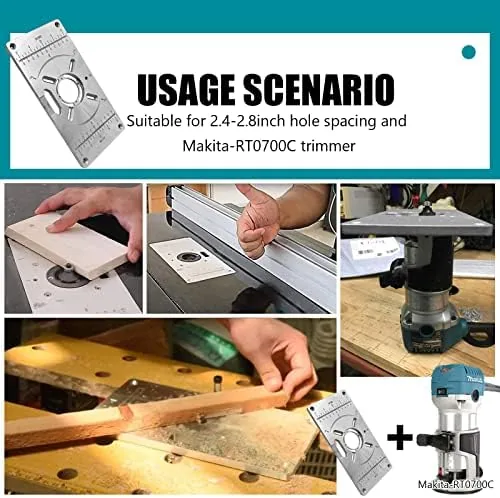 The Router Table Insert Plate Table Aluminium Insert Plate Router Trimmer compared in context