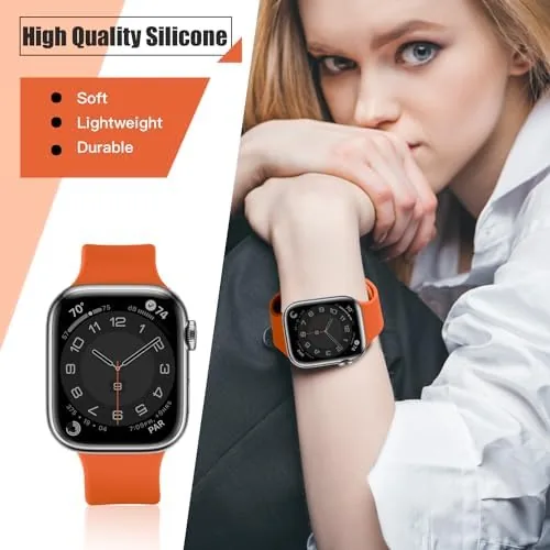Watch and band on a wrist during a workout