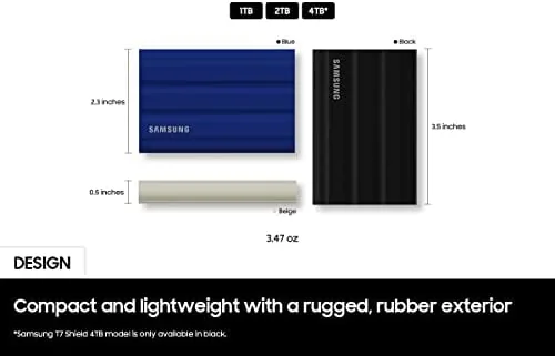 The Samsung T7 Shield Portable SSD 1TB, USB 3.2 Gen 2 in real use