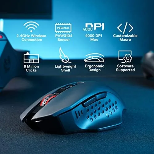 The M656 wireless receiver stored in the base of the mouse