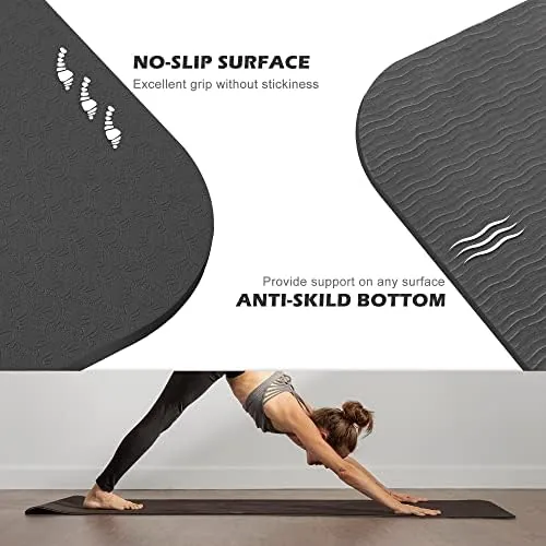 Close look at the Yoga Mat Non Slip, Pilates Fitness Mats, Eco Friendly, Anti-Tear build quality