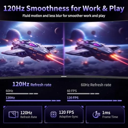 Racing game filling the full 32:9 width of the ultrawide monitor