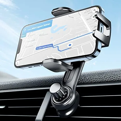 eSamcore car vent phone mount holding a phone on a vehicle air vent