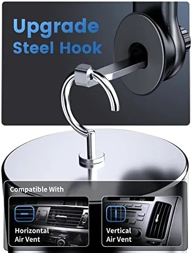 The eSamcore mount on a vent compared to a windshield mount