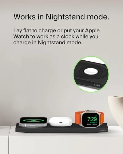 Testing the Belkin MagSafe 3 in 1 Wireless Charging Pad, Fast Charging over two weeks