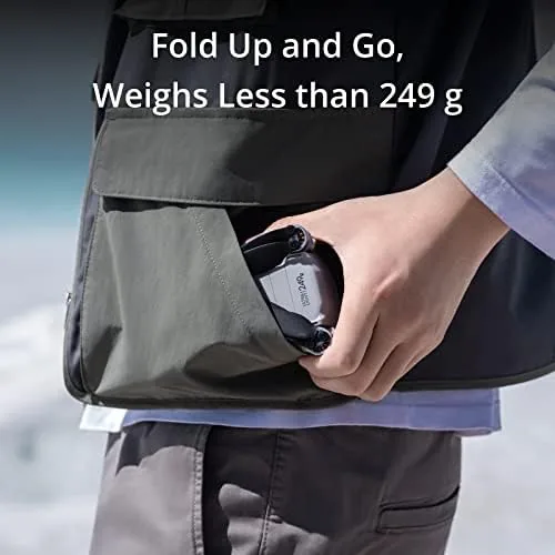The Mini 3 Pro with its 3 axis gimbal and camera shown close up