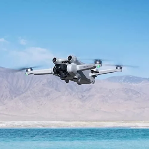 The Mini 3 Pro airframe with arms folded for transport