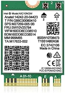 Overview of the WiFi 6E Wireless Card Intel AX210 NGW Bluetooth 5.3 Tri-Band