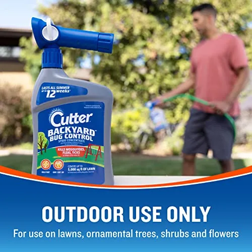 The Cutter Backyard Bug Control Spray Concentrate (2 Pack), Kills Mosquitoes in real use