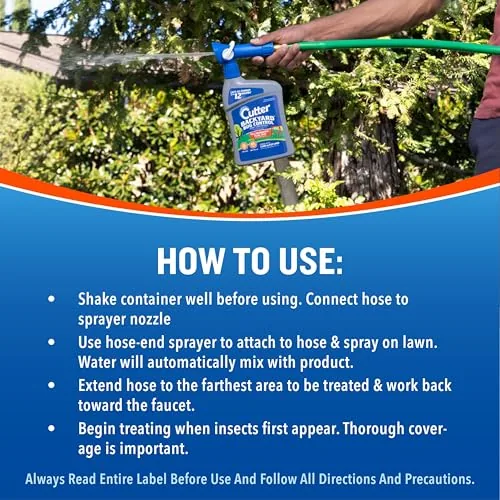 Testing the Cutter Backyard Bug Control Spray Concentrate (2 Pack), Kills Mosquitoes over two weeks
