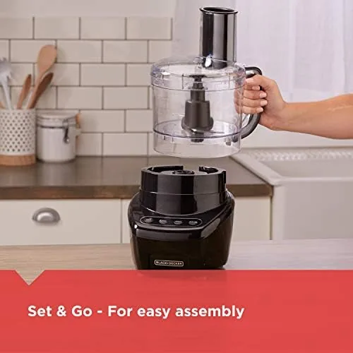 Processor bowl compared in size to a mini chopper and a larger 12 cup bowl