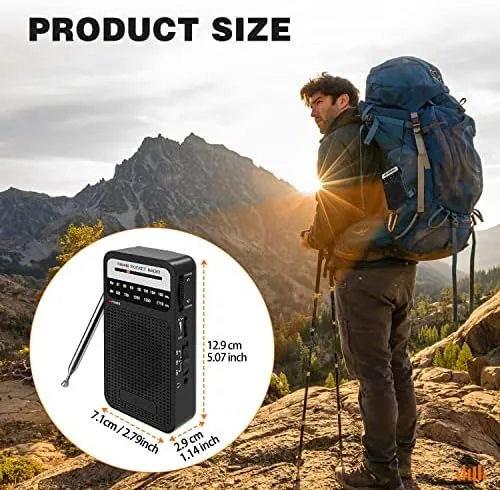 The Goodes Portable Radio AM FM, Transistor Radio with Best Reception compared in context