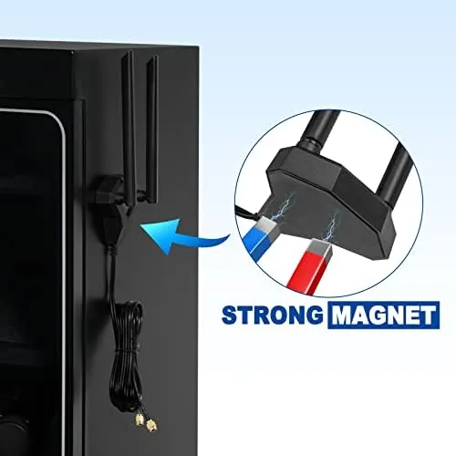 The Eightwood Dual Band WiFi Antenna 2.4GHz 5GHz RP-SMA WiFi Antennae in real use