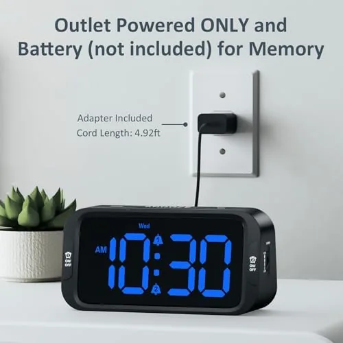 Testing the Odokee Digital Dual Alarm Clock for Bedroom with 0-100% Dimmable over two weeks