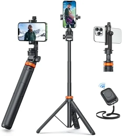 EUCOS 62" Phone Tripod, Tripod for iPhone & Selfie Stick with Remote | Extendable Review: Tested and Rated