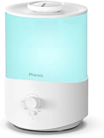 Pharata Humidifiers for Bedroom Large Room, 2.5L Cool Mist Humidifier with Essential Oil Diffuser Review: Tested and Rated