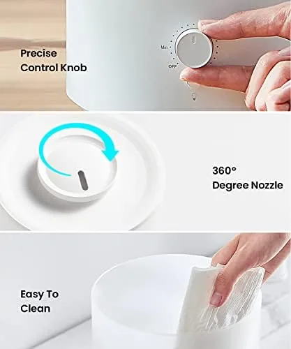 The Pharata Humidifiers for Bedroom Large Room, 2.5L Cool Mist Humidifier in real use
