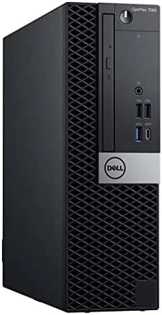The renewed Dell OptiPlex 7060 SFF desktop on a home office desk