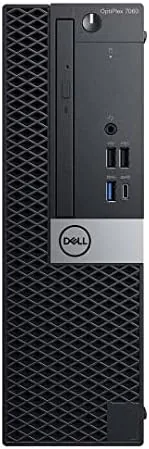 Close up of the rear I/O panel of the OptiPlex 7060 SFF with USB and display ports