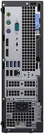 The OptiPlex 7060 SFF running a spreadsheet and browser on a dual monitor setup