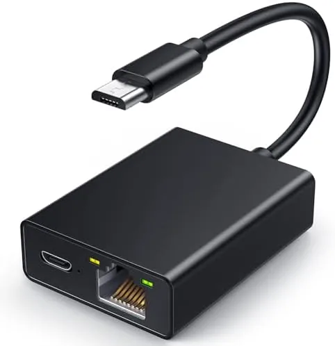 Overview of the Ethernet Adapter for Fire TV Stick, Electop Micro USB to