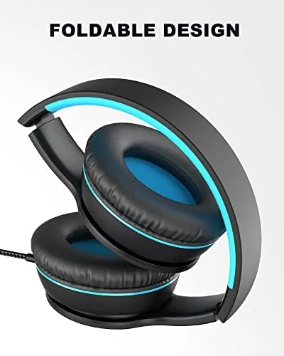 The ELECDER i45 Kids Headphones Wired, On-Ear Headphones for School Teen in real use