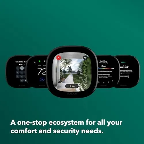 The ecobee Smart Thermostat Premium energy usage report in the app