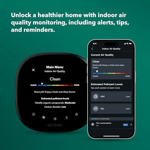The ecobee Smart Thermostat Premium closeup of the mount